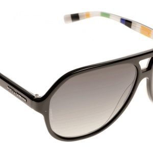 Dolce & Gabbana Sunglasses Black/Multi Stripe